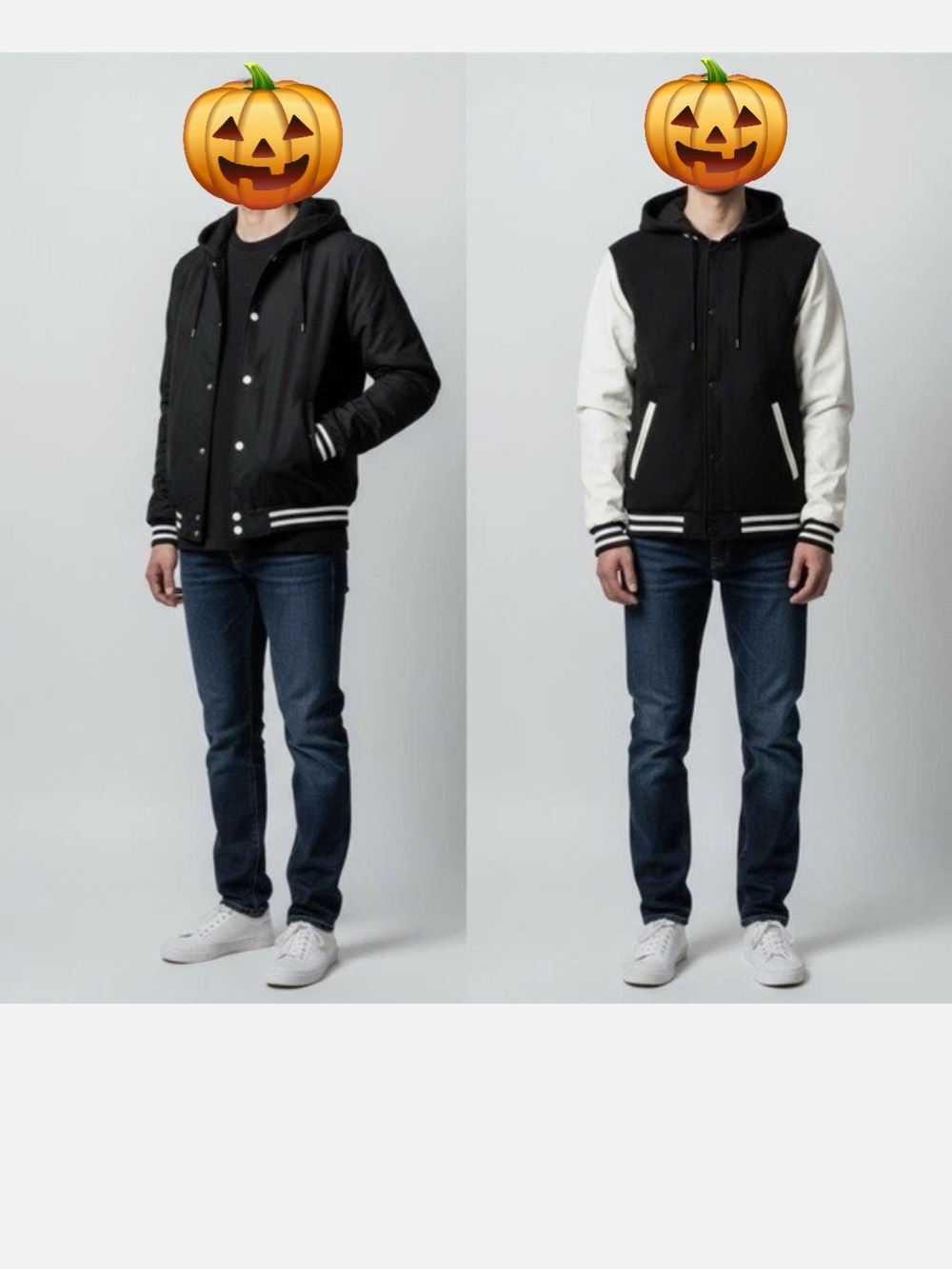 Hooded Varsity Reversible Jacket